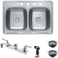 thumbnail image 1 of CMI 33x22x6 2hnd Dbl Ss Sink 712-8290, 1 of 1