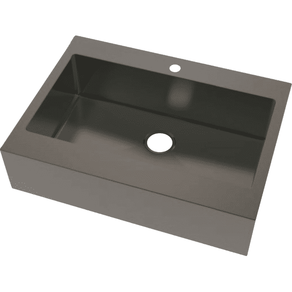 CMI Product - CMI Single Bowl Dual Mount Flat Front Apron Farm Kitchen Sink - Pack of 4 Residential Use, Standard Application