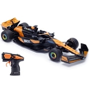 CMJ RC Cars McLaren MCL38 - 120 Scale - Orange & Black Remote Control Vehicle, 2.4GHz Full Function, In-Outdoor Racing Toy, Licensed Formula 1 Model