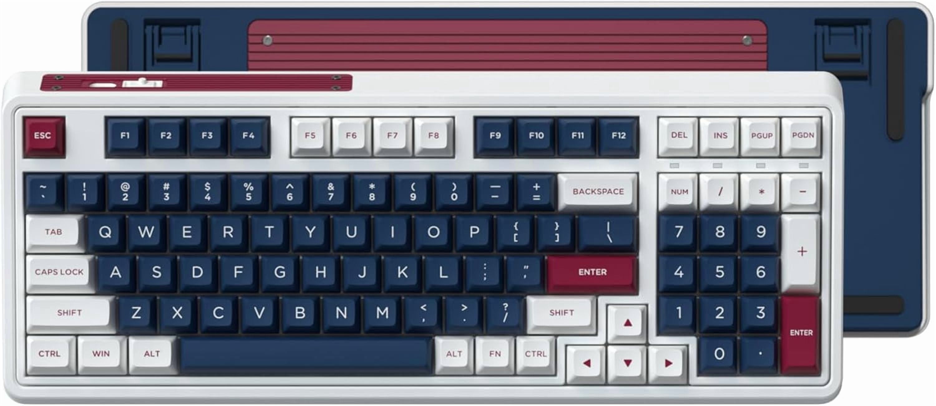 CMK98 Wireless Mechanical Gaming Keyboard with Number Pad, Tri-Mode Hot ...