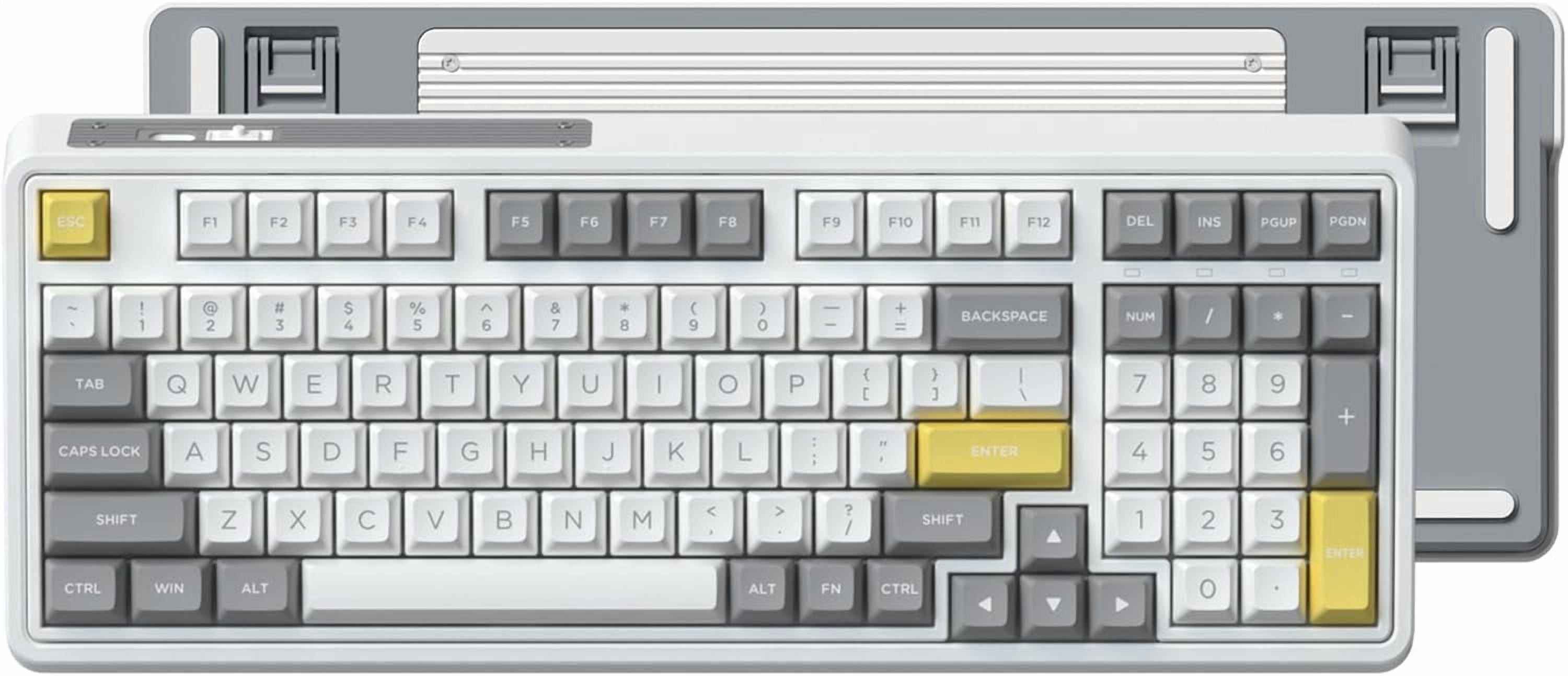 Media Knob Control Keyboard K100 99-Key Tri-Mode Wireless Gaming ...