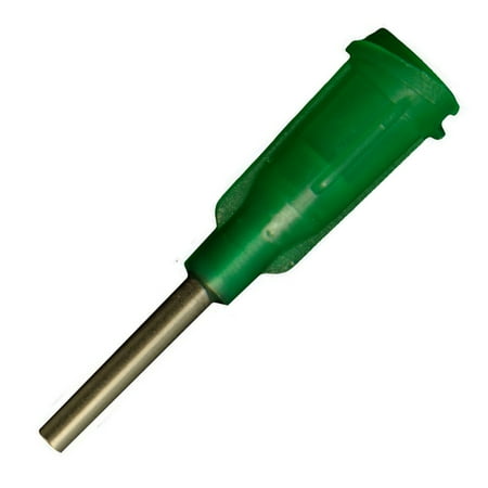 CML Supply 14ga x 0.5" Olive Blunt Tip Dispensing Fill Needles 50pcs