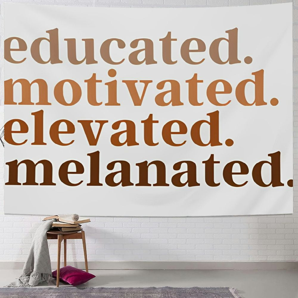 CMMY African American Black Woman Tapestry Educated Motivated