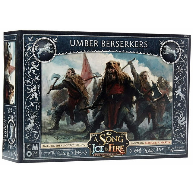 CMON A Song of Ice and Fire Tabletop Miniatures Game Umber Berserkers Unit Box | Strategy Game for Teens and Adults | Ages 14+ | 2+ Players | Average Playtime 45-60 Minutes | Made