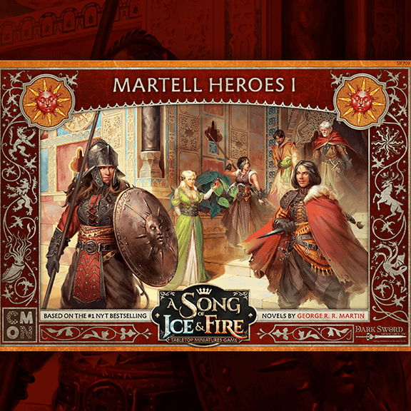 CMON A Song of Ice and Fire Miniatures Game Martell Heroes I SIF709