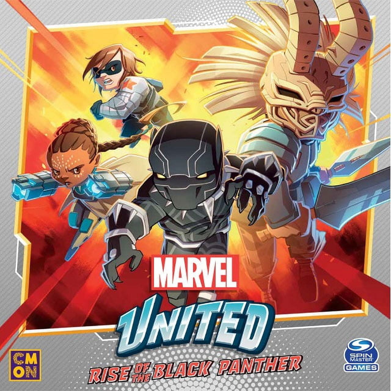 CMON Marvel United Rise of The Black Panther Expansion | Tabletop Miniatures Game | Strategy Game | Cooperative Game for Adults and Kids | Ages 14+ | 1-4 Players | Avg. Playtime 40 Minutes | Made CMON Marvel United Rise of The Black Panther Expansion | Tabletop Miniatures Game | Strategy Game | Cooperative Game for Adults and Kids | Ages 14+ | 1-4 Players | Avg. Playtime 40 Minutes | Made