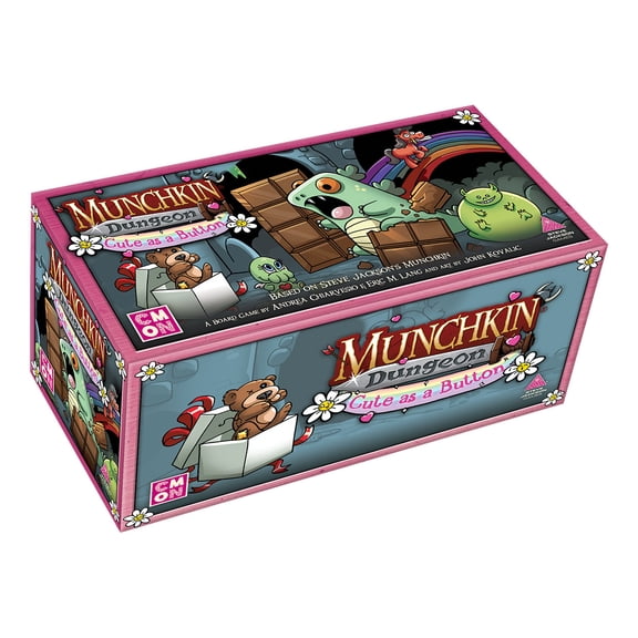CMON Munchkin Dungeon: Cute as a Button Expansion MKD005 | 2-5 Players Board Game