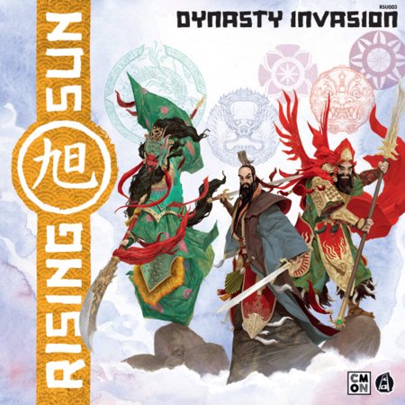 CMON Rising Sun Dynasty Invasion Expansion Board Game, 27 Miniatures, 6 Players