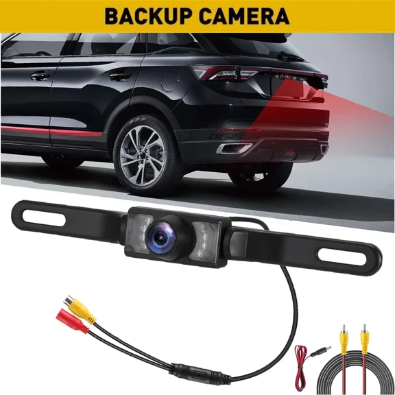 CMOS Car Rear View Backup Parking Reverse Camera Back HD Vision Waterproof 7 LED