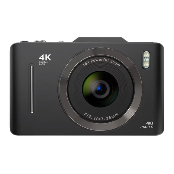 CMOS Sensor Digital Camcorder 4K HD Video Recording 2.8 Inch IPS Screen Face Detection Optical Zoom Vlogging Camera for Beginners