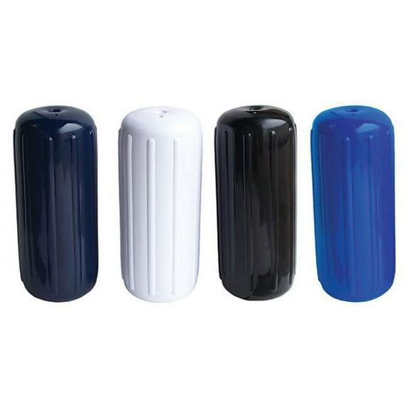 CMP DE51201F 8 x 20 in. Center Hole Ribbed Fender, White