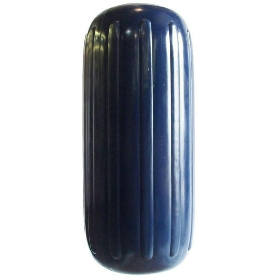 CMP DE51209F 8 x 20 in. Center Hole Ribbed Fender, Navy Blue