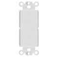 thumbnail image 1 of Cmple - Decorator Wall Plate Blank Insert 1 Gang Blank Decorative Adapter Insert Filler Polycarbonate Single Gang Wall Plate - White, 1 of 5