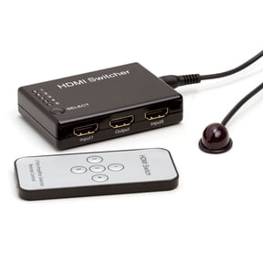 CMPLE 5-Port High Speed HDMI Switch 5-in-1 out (5x1),3D, Full HD 1080p with Remote, IR Extender Receiver & Power Adapter