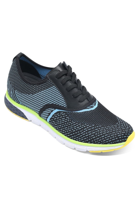 CMR CHAMARIPA Best Elevator Shoes For Men 2.36'' Taller High Increasing Shoes in Color Black