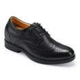 thumbnail image 1 of CMR CHAMARIPA Black Elevator Shoes Lift For Shoes That Make Men Look Taller 8CM / 3.15 Inches, 1 of 5