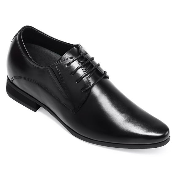 CMR CHAMARIPA Black Height Increasing Men Shoes For Height Occident Dress Elevator Shoes Taller 8CM / 3.15 Inches