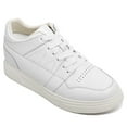 thumbnail image 1 of CMR CHAMARIPA Casual Elevator Shoes For Men - White Leather Height Increasing Sneaker 8CM / 3.15 Inches, 1 of 9
