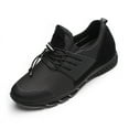 thumbnail image 1 of CMR CHAMARIPA Casual Shoe Lifts Black Elevator Shoes For Men Height Raising Shoes 6CM / 2.36 Inches, 1 of 3