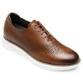 thumbnail image 1 of CMR CHAMARIPA Casual Tall Men Shoes - High Heel Shoes For Men - Brown Leather Oxford Shoes That Get Taller 7CM / 2.76 Inches Taller, 1 of 5