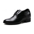 thumbnail image 1 of CMR CHAMARIPA Elevator Dress Shoes - Shoes That Increase Your Height - Black Derby Shoes 7 CM / 2.76 Inches, 1 of 5