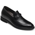 thumbnail image 1 of CMR CHAMARIPA Elevator Shoes For Men Black Leather Add Height Loafers Shoes 8CM / 3.15 Inches, 1 of 7