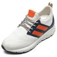 thumbnail image 1 of CMR CHAMARIPA Elevator Shoes For Men - Causal High Heeled Sneakers White Breathable Knit 3.15 Inches / 8 CM, 1 of 2