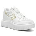 thumbnail image 1 of CMR CHAMARIPA Elevator Shoes For Women - White Leather Casual Shoes Platform Shoes 8CM / 3.15 Inches, 1 of 9
