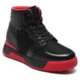 thumbnail image 1 of CMR CHAMARIPA Elevator Shoes for Men | Black Mesh Height Increasing Sneakers 8CM / 3.15 Inches, 1 of 9