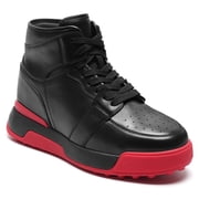 CMR CHAMARIPA Elevator Shoes for Men | Black Mesh Height Increasing Sneakers 8CM / 3.15 Inches