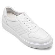 CMR CHAMARIPA Elevator Sneakers - High Increase Shoes - Casual Men's White Sneakers 7 CM / 2.76 Inches