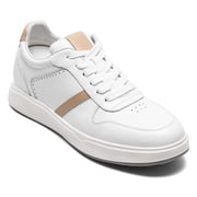 CMR CHAMARIPA Height Increase Shoes for Men | White Leather Casual Shoes 7CM / 2.76 Inches