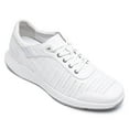 thumbnail image 1 of CMR CHAMARIPA Height Increasing Casual Shoes - Mens Sneakers That Make You Taller - White Leather Elevator Sports Shoes 6 CM / 2.36 Inches, 1 of 5