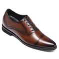 thumbnail image 1 of CMR CHAMARIPA Height Increasing Formal Shoes - Elevator Heels - Brown Men's Oxford Shoes 8 CM / 3.15 Inches, 1 of 5