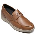 thumbnail image 1 of CMR CHAMARIPA Height Increasing Shoes For Men - Brown Cowhide Leather Casual Elevator Shoes 6CM / 2.36 Inches, 1 of 10