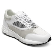 CMR CHAMARIPA Height Increasing Shoes For Men - White Mesh Breathable Casual Shoes 8CM / 3.15 Inches