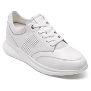 CMR CHAMARIPA Height Increasing Shoes for Men | White Leather Casual Sneakers 7CM / 2.76 Inches