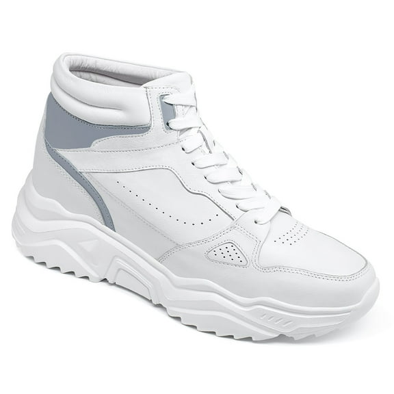 CMR CHAMARIPA Height Increasing Sneakers - Mens Sneakers That Make You Taller - High Top Men's White Sneakers 10 CM / 3.94 Inches
