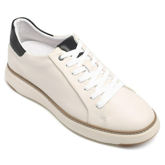 CMR CHAMARIPA Height Increasing Sneakers - Shoe Lifts To Increase Height - Beige Men's Casual Sneakers 6CM / 2.36 Inches