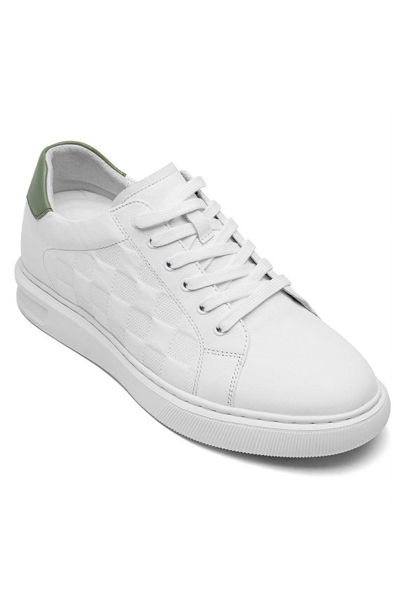 CMR CHAMARIPA Height Increasing Sneakers - Shoes To Increase Height Men - White Casual Sneakers 7cm / 2.76 Inches