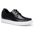 thumbnail image 1 of CMR CHAMARIPA Hidden Heel Shoes Mens - Casual Elevator Sneakers - Black Shoes That Make Men Taller 6CM / 2.36 Inches, 1 of 5