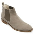 thumbnail image 1 of CMR CHAMARIPA - High Heel Shoes For Men - Height Increasing Boots - Khaki Suede Leather Chelsea Boots - 7CM/ 2.76 Inches, 1 of 5