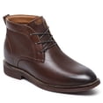 thumbnail image 1 of CMR CHAMARIPA Men's Elevator Boots - Brown Leather High Heel Dress Boots 7CM / 2.76 Inches, 1 of 9