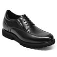 thumbnail image 1 of CMR CHAMARIPA Men's Elevator Dress Shoes - Black Leather Business Derby Shoes 8CM / 3.15 Inches, 1 of 10