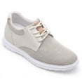 thumbnail image 1 of CMR CHAMARIPA Men's Elevator Shoes Beige Mesh Casual Shoes For Short Men That Make You 7CM / 2.76 Inches Taller, 1 of 6