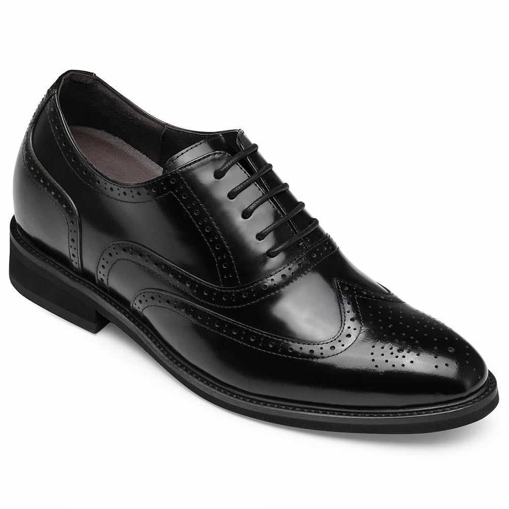 Burberry Black D-Ring Heeled Brogues Burberry