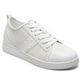 thumbnail image 1 of CMR CHAMARIPA Men's Invisible Height Increase Shoes - White Leather Everyday Casual Shoes 8CM / 3.15 Inches, 1 of 9