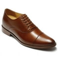 thumbnail image 1 of CMR CHAMARIPA Mens Elevator Dress Shoes - Brown Cowhide Leather Oxford Shoes That Make You Taller 3.15 Inches / 8 CM, 1 of 9