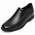 thumbnail image 1 of CMR CHAMARIPA Slip-On Height Increasing Shoes For Men - Black Calfskin Men's Dress Shoes That Make You Taller 2.76 Inches / 7 CM, 1 of 10