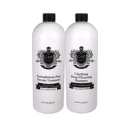 CMR Cosmetics Formaldehyde-Free Keratin Care & Clarifying Deep Cleansing Shampoo for All Hair Types, Professional Salon-Quality, Smooths, Straightens, Revitalizes Scalp, Gentle Silky Finish